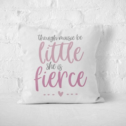 Though She Be Little Cushion Cover