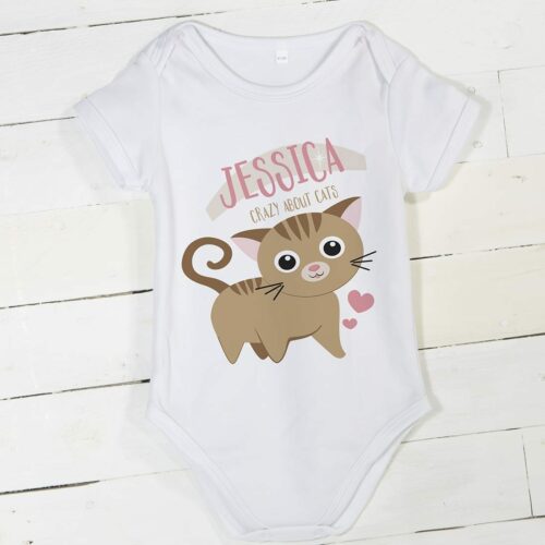 Crazy About Cats Babygrow