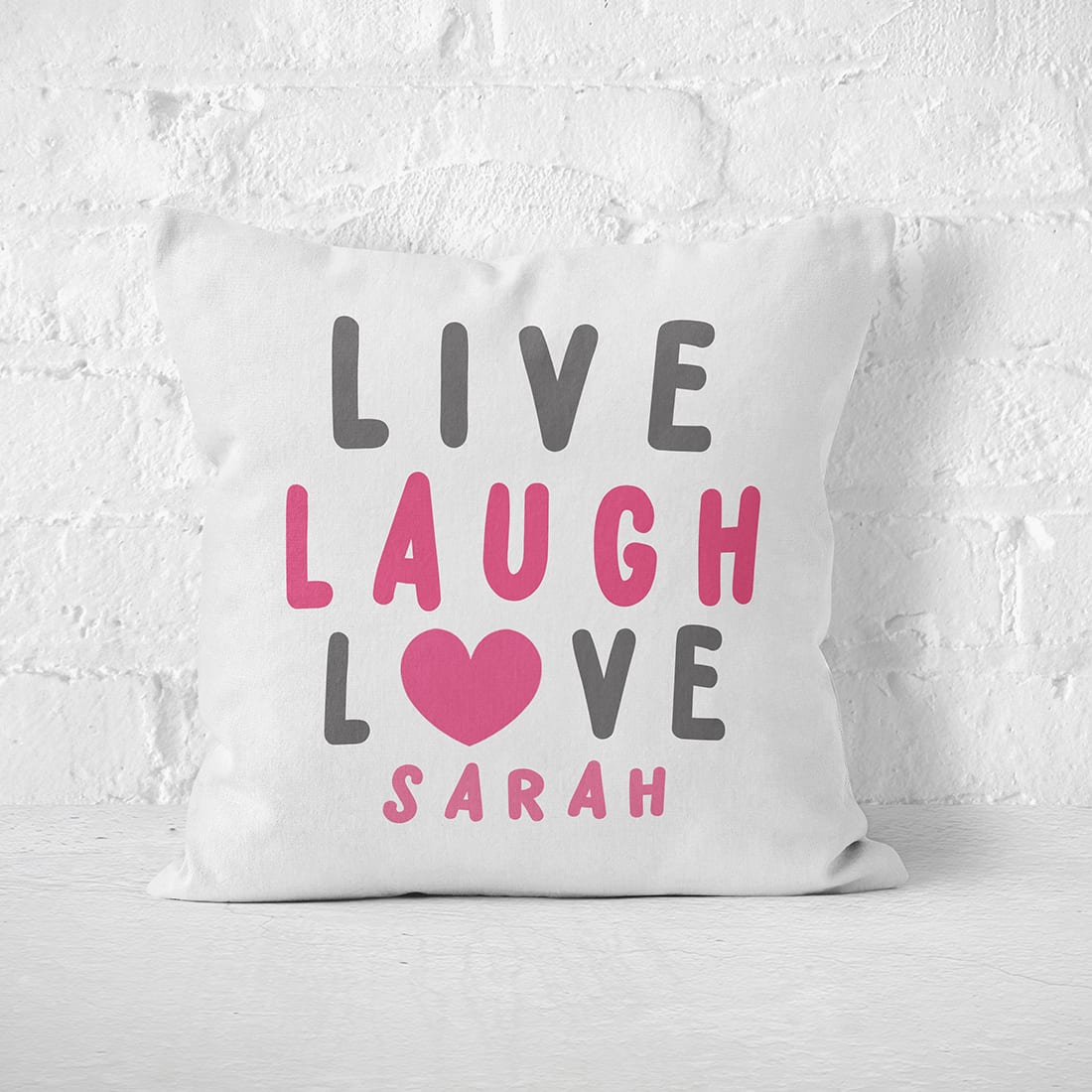 Live laugh outlet love cushion