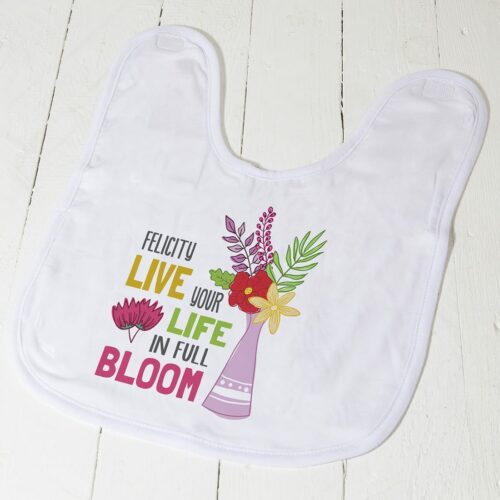In Full Bloom Baby Bib