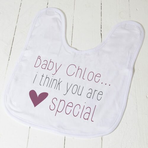 I Think You Are Special Baby Bib