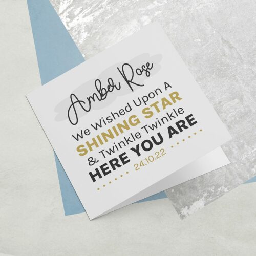 Twinkle Twinkle Here You Are Greeting Card