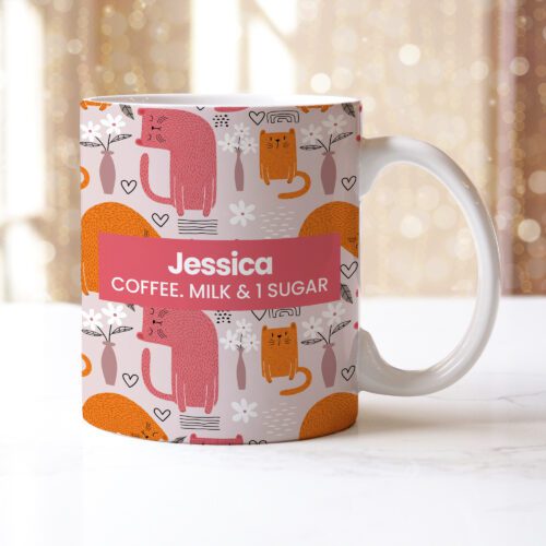 Personalised Cat Mug