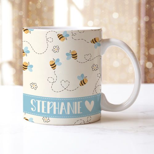 Bee Happy Ceramic Mug
