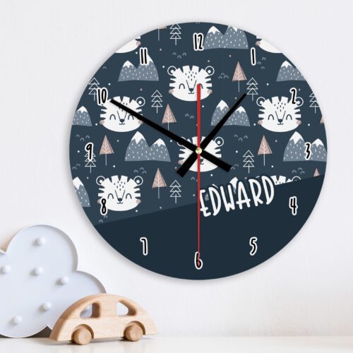 Tranquil Tiger Wall Clock