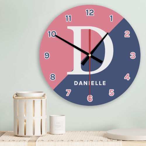 Split Colour Classy Wall Clock