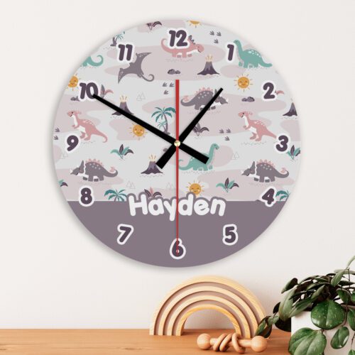 Dinosaur Island Wall Clock