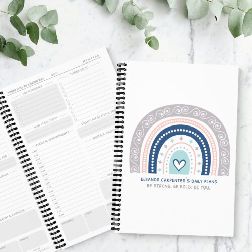 Ornamental Rainbow Daily Planner