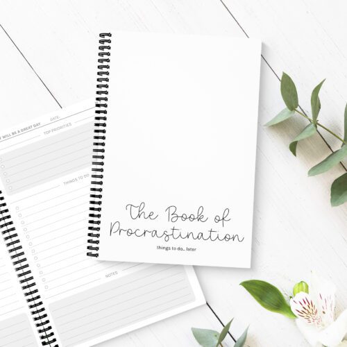 Book Of Procrastination To Do List Book
