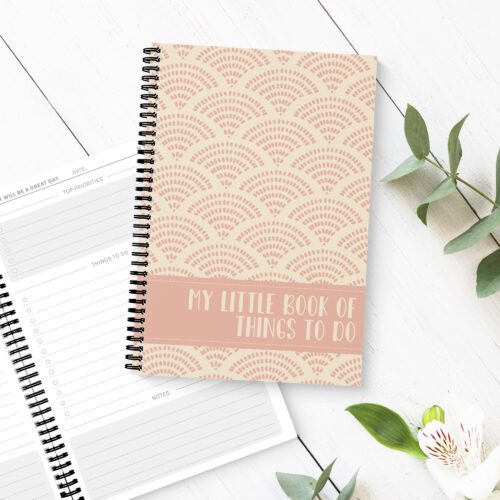 Boho Light Delight To Do List Book