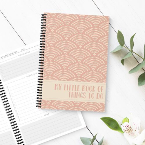 Boho Dark Delight To Do List Book