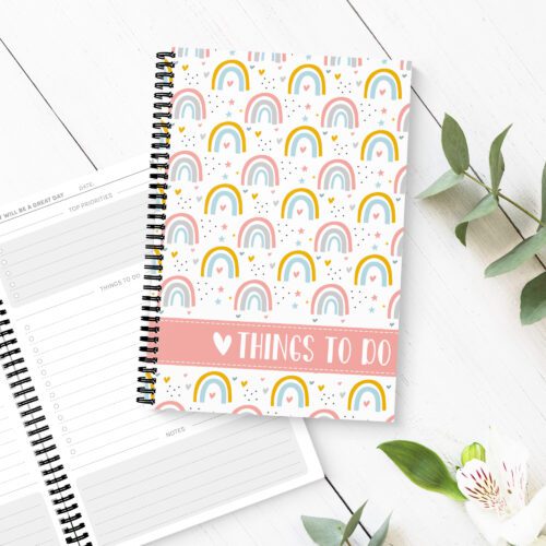 Rainbow Dreams To Do List Book