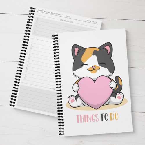 Cat Love To Do List Book
