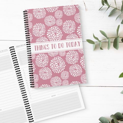 Soft Spring To Do List Book