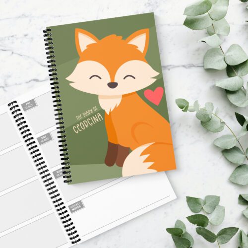 Autumn Fox Personalised 2026 Diary
