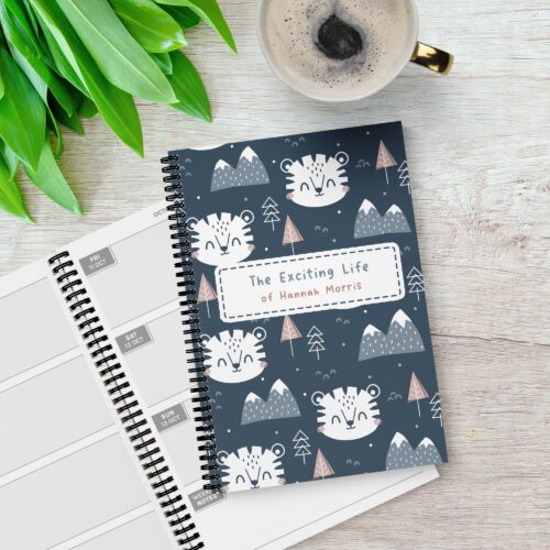 Tranquil Tiger Personalised 2025 Diary