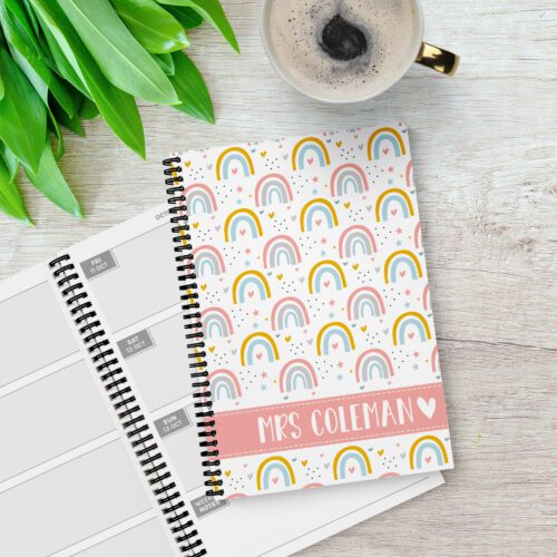 Rainbow Dreams Personalised 2025 Diary
