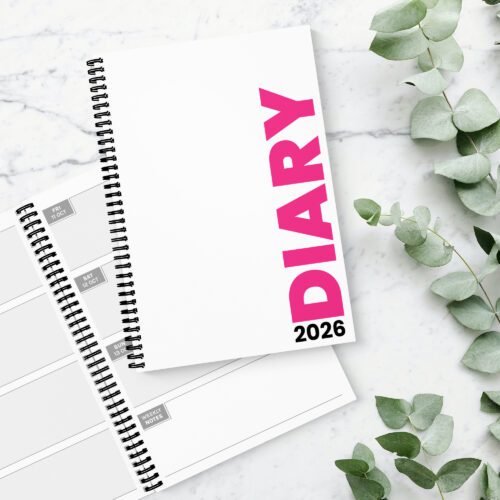 Bright & Bold Pink 2026 Diary