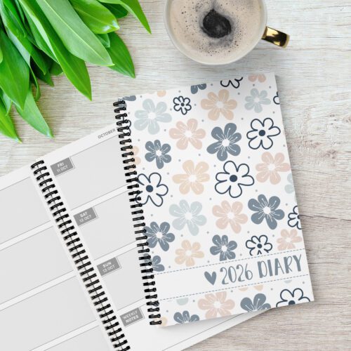 Soft Floral 2026 Diary