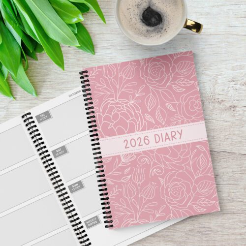 Blush Floral 2026 Diary