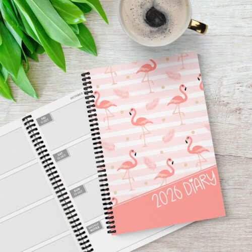 Dainty Flamingo 2026 Diary